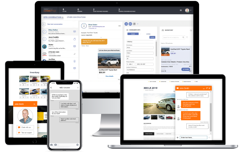 LivePerson Automotive | Dealer Chat & Text from Contact At Once!